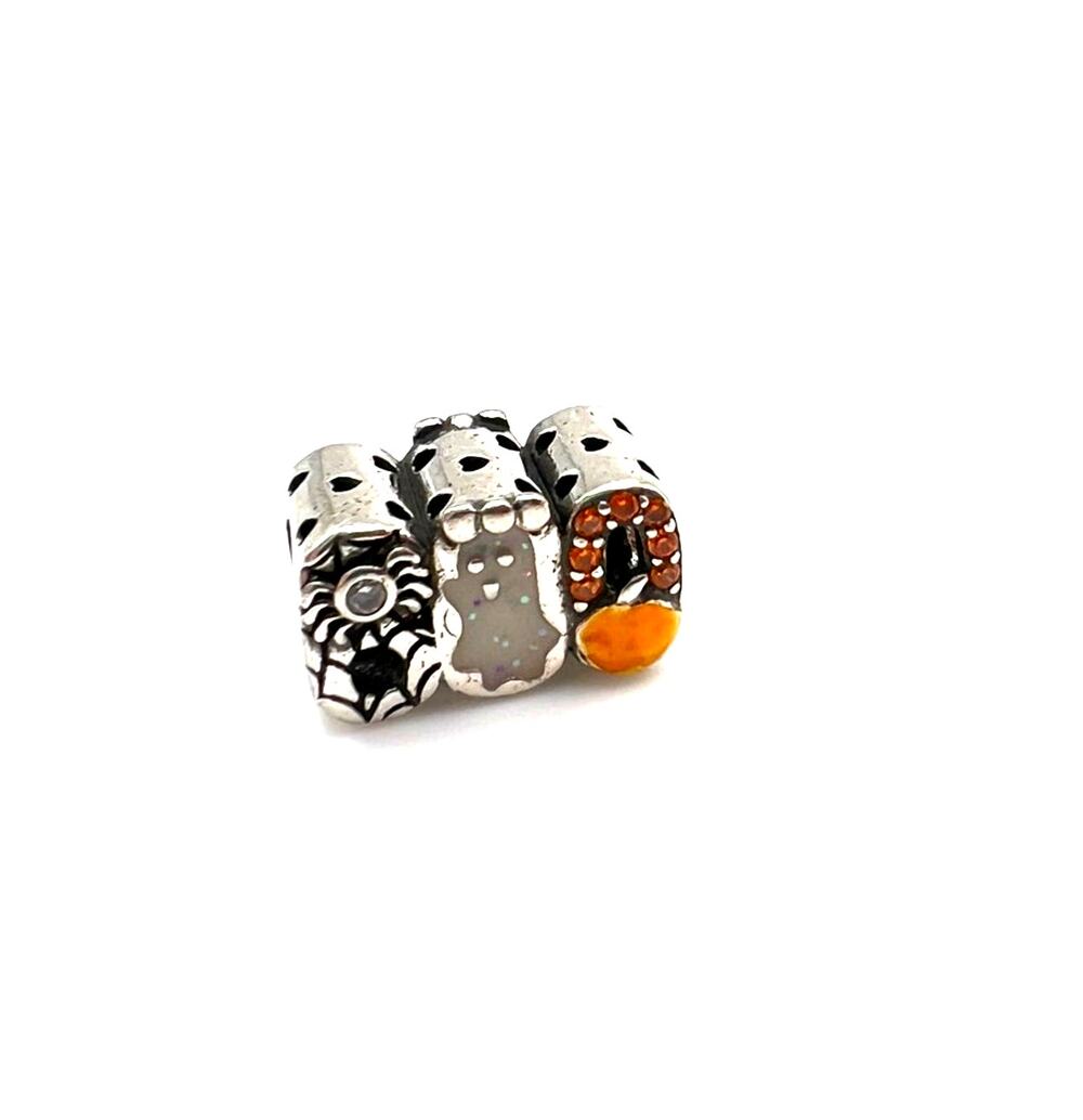 NEW Glow-in-the-Dark Halloween Boo Charm for European Bracelet